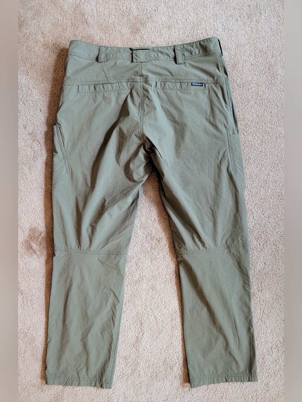 NWOT Truewerk T1 WerkPant Lightweight Quick Dry Moisture Wicking Olive 36x30 - Picture 7 of 9